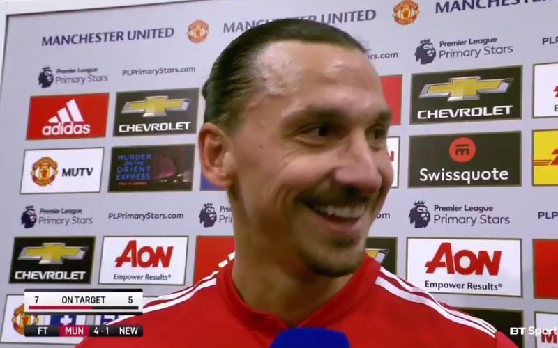 Ibrahimovic snoert journalist de mond met geniaal Zlatanesk antwoord (video)