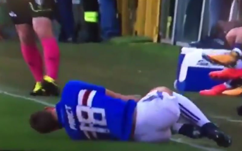 Praet moet geblesseerd naar de kant na deze verschrikkelijke tackle van Lichtsteiner (video)