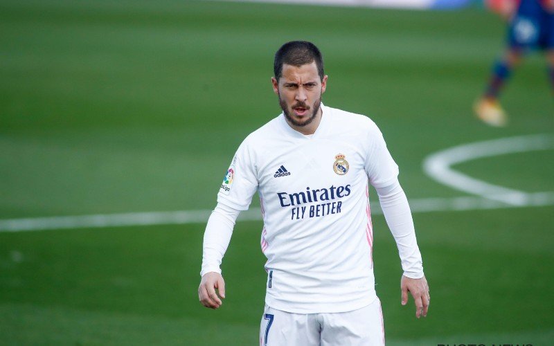 Nieuwe domper voor Eden Hazard bij Real Madrid