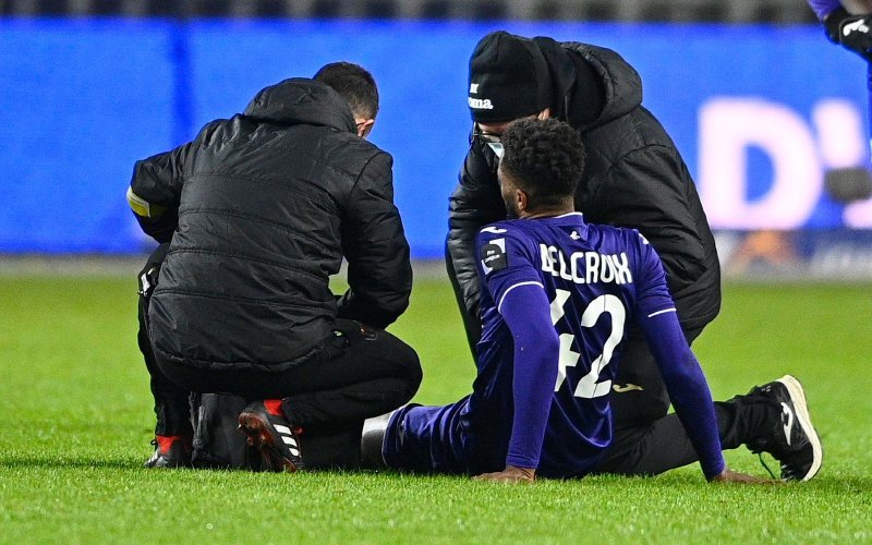 Drama voor Anderlecht blijft duren: Ingevallen Delcroix opnieuw geblesseerd out