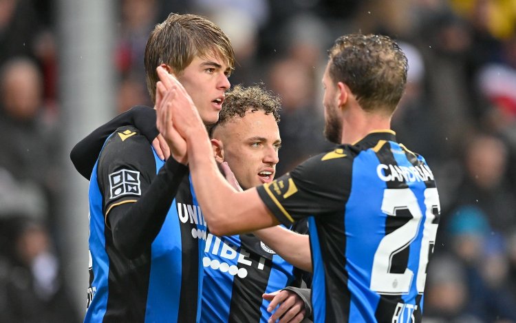 Club Brugge komt met schitterende goal en de schrik vrij op het veld van Eupen