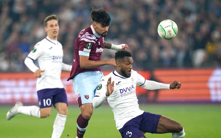 Onmondig Anderlecht kan niets beginnen tegen West Ham in Conference League