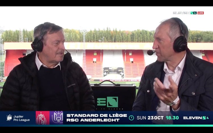 Frank Raes en Franky Van der Elst vallen achterover: 