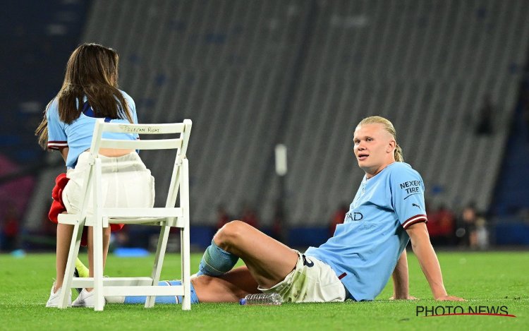 Erling Haaland wordt emotioneel na prachtig gebaar van Romelu Lukaku: 