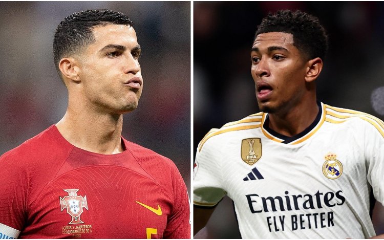 Cristiano Ronaldo kan amper geloven wat Jude Bellingham allemaal doet