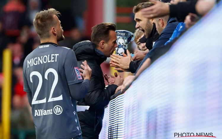 Simon Mignolet ontevreden, Ronny Deila grijpt in bij Club Brugge