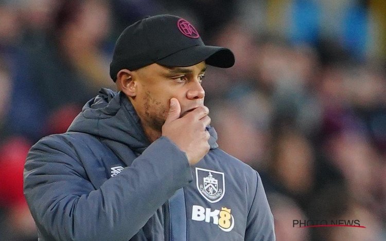 Vincent Kompany krijgt het hard te verduren bij Burnley: 