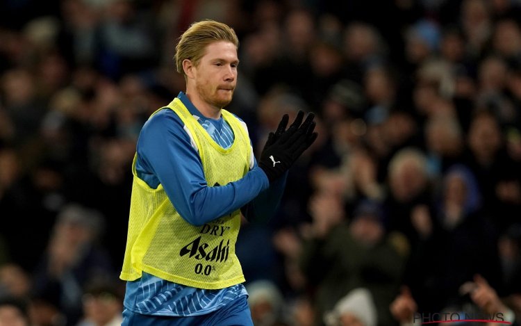 Kevin De Bruyne mocht opwarmen, maar niet invallen: 