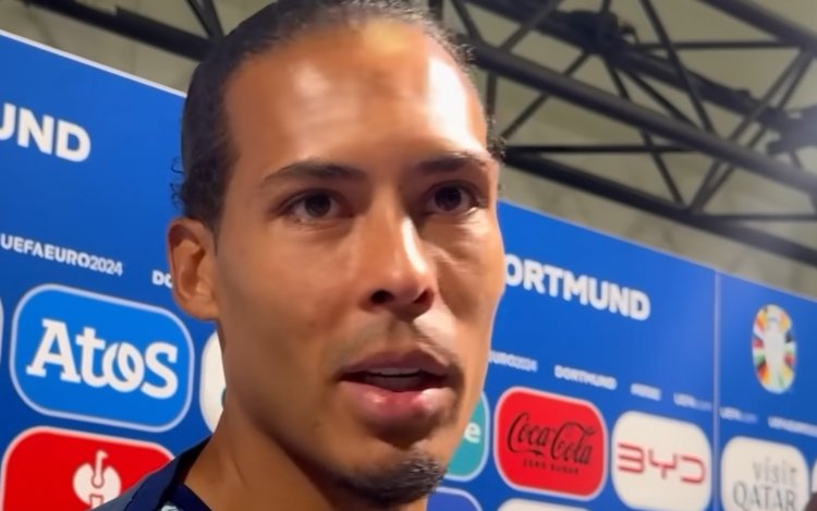 Virgil van Dijk na uitschakeling van Oranje: 