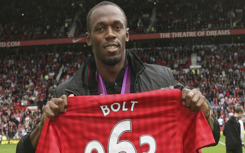 Usain Bolt belt naar televisiezender omdat hij iets te zeggen heeft over Man United