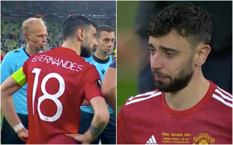 Niemand begrijpt wat Bruno Fernandes deed in EL-finale: “Wat?!” (VIDEO)