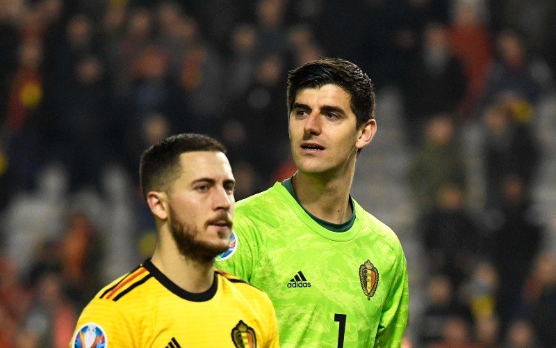 'Thibaut Courtois dwarsboomt transfer Eden Hazard bij Real Madrid'