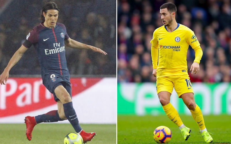 'Eden Hazard en Cavani spelen volgend seizoen samen bij deze club'