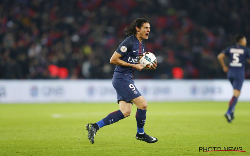 PSG vecht terug en sleept gelijkspel uit de brand dankzij ontketende Cavani