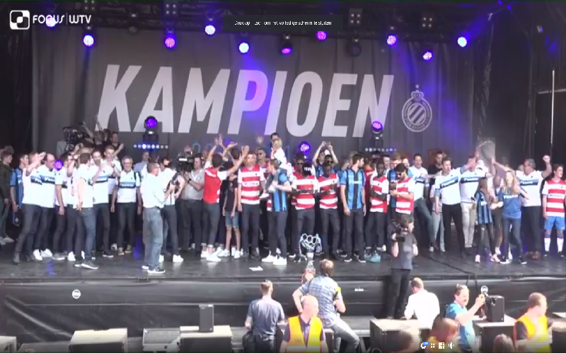 Heldenontvangst, nieuwe shirts en talloze fans: Zo viert Club titel (Video)