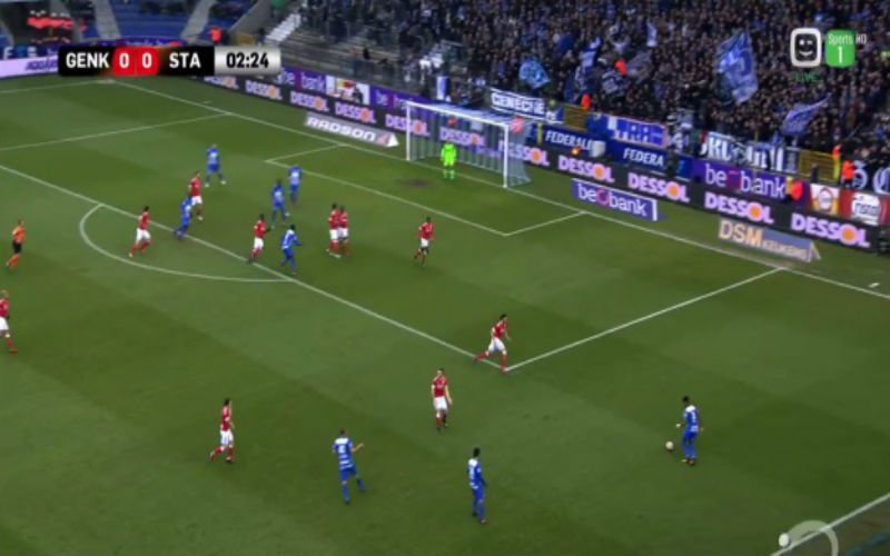 Colley brengt Genk al na twee minuten op voorsprong na een fantastische assist van Bailey (Video)