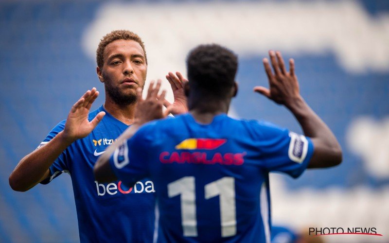 Cyriel Dessers maakt eerste goal voor KRC Genk in ruime zege