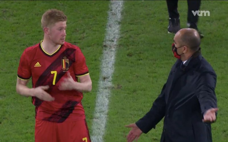 Geïrriteerde Kevin De Bruyne gaat stevig in de clinch met Roberto Martinez