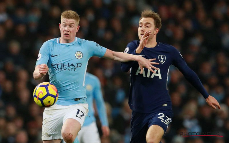 Fenomenale De Bruyne speelt Tottenham van kastje naar de muur