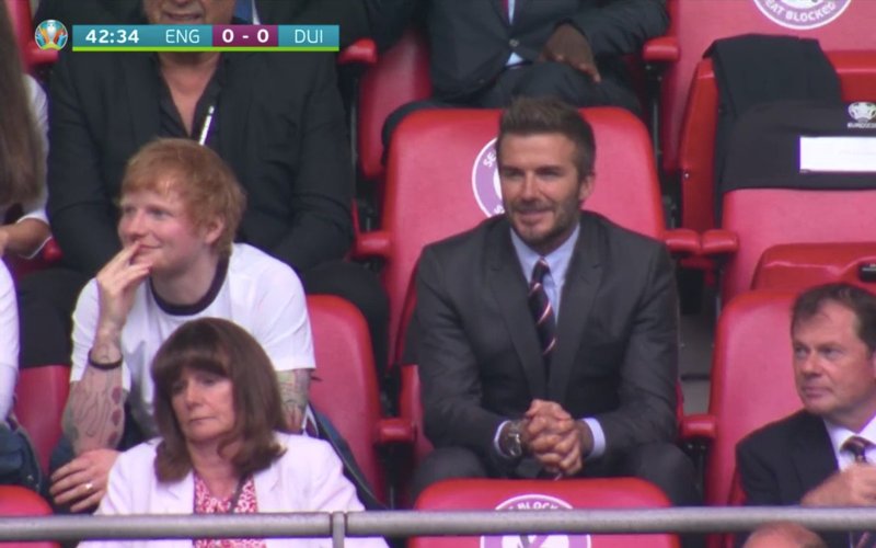 Iederéén heeft het over Ed Sheeran en David Beckham: 