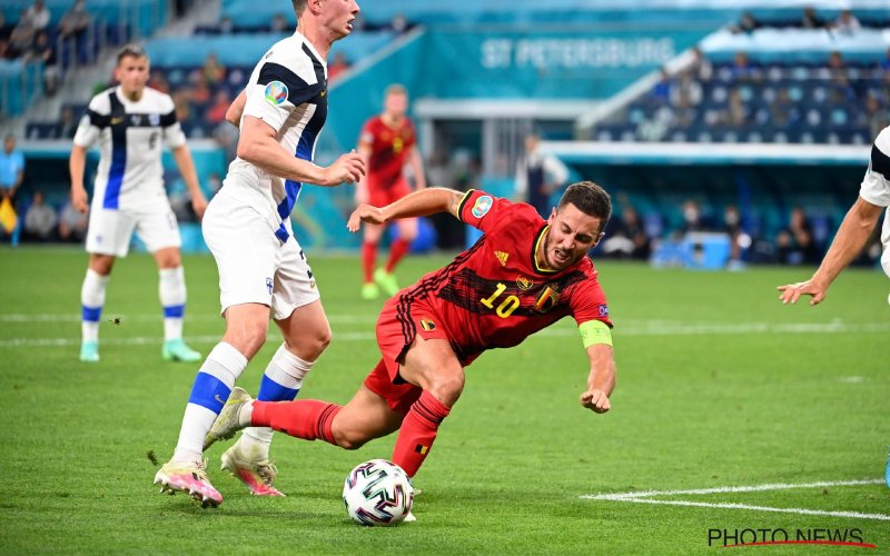 Grote zorgen om Eden Hazard na Finland-België 