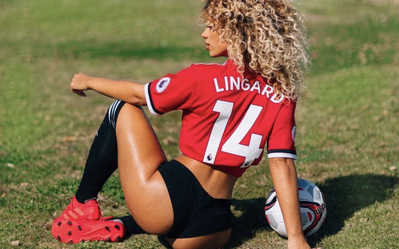 Ex van Jesse Lingard verwerkt breuk met enkele pikante foto's