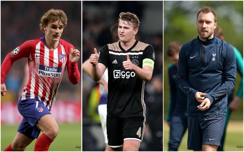 ‘Griezmann, de Ligt en Eriksen spelen volgend seizoen samen bij deze topclub’