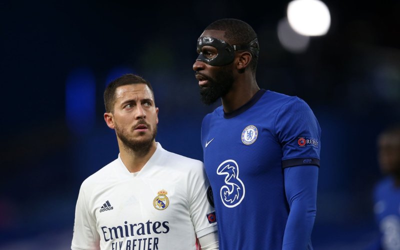 Iedereen is bezig over déze reactie van Hazard in Chelsea-Real Madrid