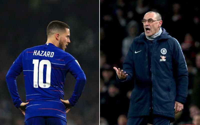 Pijnlijk: Sarri haalt na vertrek bij Chelsea uit naar Hazard