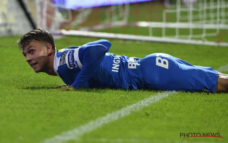 Racing Genk-speler Ingvartsen kent zijn straf na elleboog