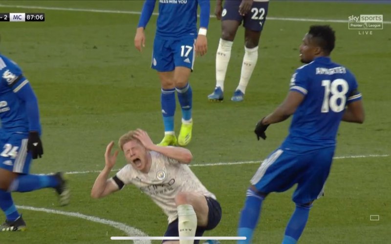 Ophef in Engeland, De Bruyne wordt uitgespuwd: 