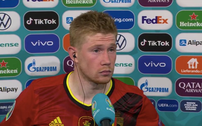 Kevin De Bruyne doet straffe onthulling na EK-exit Rode Duivels