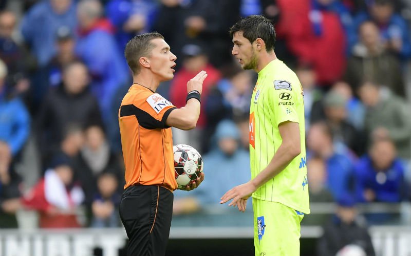 Ref Jonathan Lardot geschorst door KBVB om onwaarschijnlijke reden