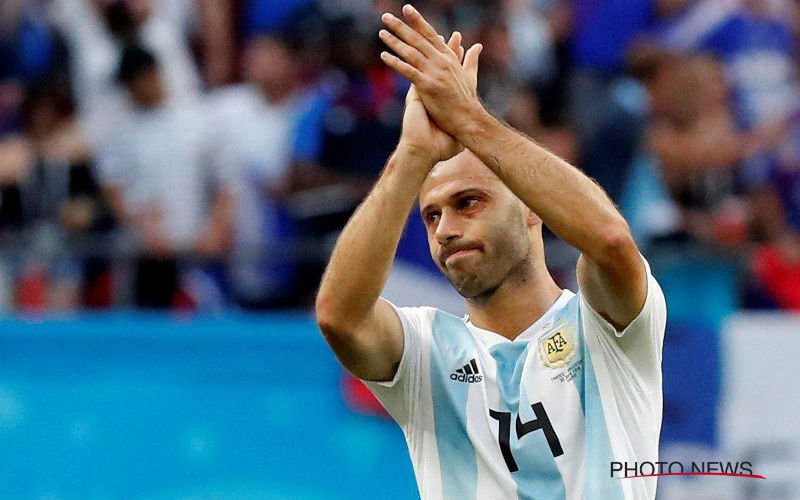 Mascherano zet meteen na uitschakeling punt achter interlandcarrière