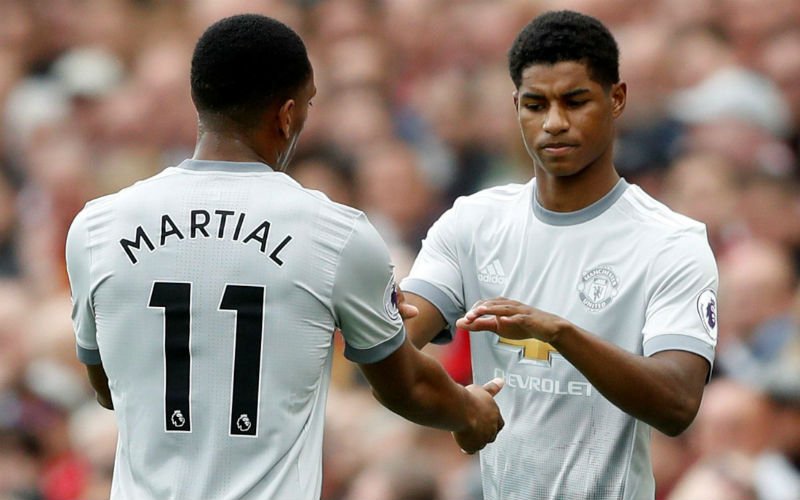 Mourinho ziet dat Martial één groot voordeel heeft op Rashford