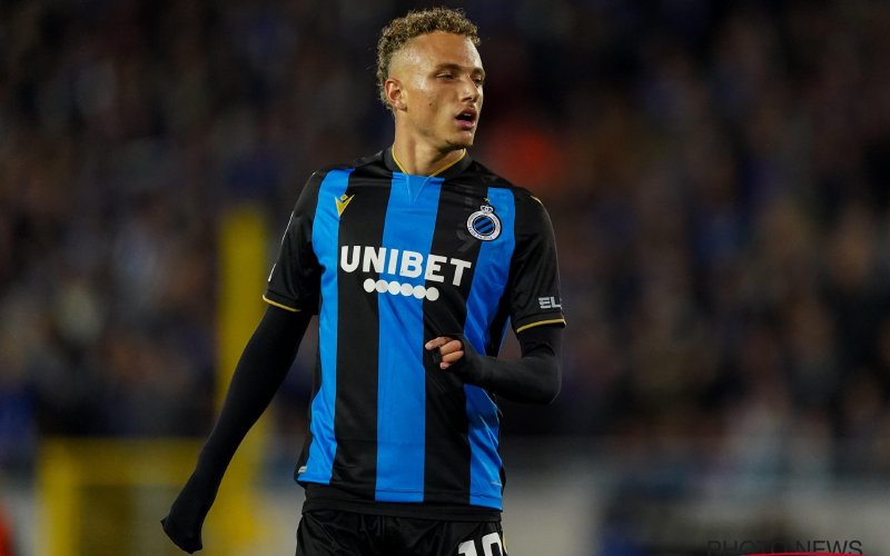 Club Brugge met handen in het haar door Noa Lang