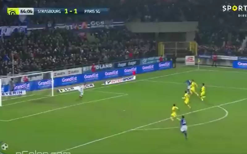 Wow! PSG lijdt eerste nederlaag na deze fantastische bom (Video)