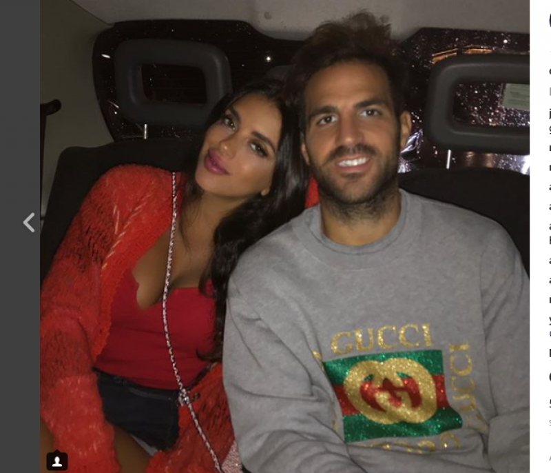 Fabregas stapt in het huwelijksbootje met deze bloedmooie WAG (Foto's)