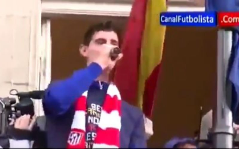 Pijnlijke video van Thibaut Courtois gaat viraal