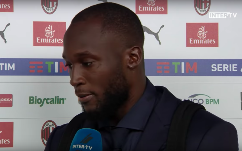 Romelu Lukaku verbaast iederéén na Milan-Inter (VIDEO)