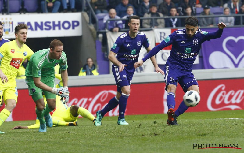 Gent-fans kijken met angst toe na openingskwartier tegen Anderlecht