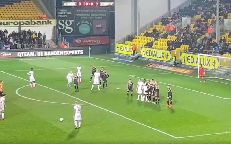 Hamelainen scoort voor Zulte Waregem met prachtige vrije trap (Video)