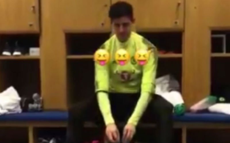 Magisch: Kijk wat Courtois hier doet! (Video)