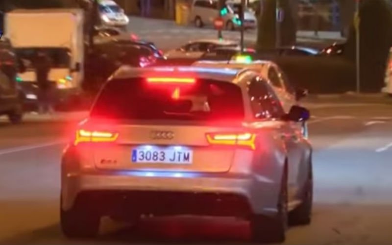 Ronaldo lapt alle verkeersregels aan zijn laars en dit is de reactie van de politie (Video)