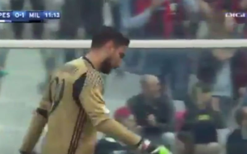 Wat een drama! Donnarumma slikt doelpunt dat hij nooit nog zal vergeten (Video)