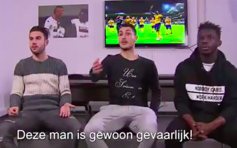 Spelers worden gek tijdens interview met 'voetbaljournalist': 