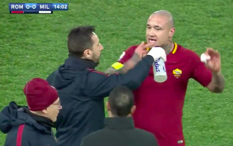 Nainggolan verliest tand tijdens topper, maar speelt gewoon verder (Video)