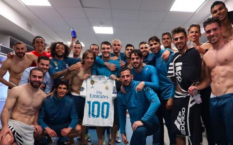 Daarom staat matchwinnaar Ronaldo niet op overwinningsfoto Real Madrid