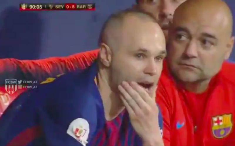 Deze pakkende beelden van Iniesta gaan de wereld rond (Video)