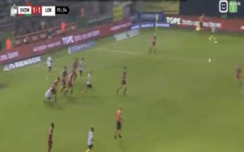 Ex-speler Anderlecht maakt wereldgoal tegen Zulte Waregem (Video)